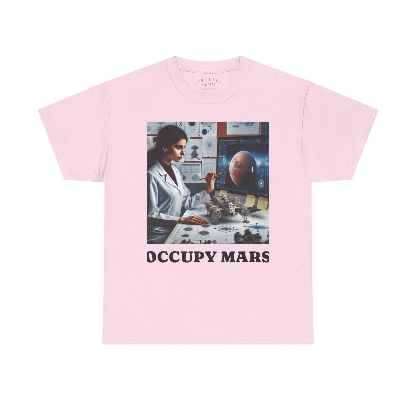 Unisex Sci-Fi Graphic Tee, "Occupy Mars" Shirt for Space Lovers, NASA Gift, Astronomy T-Shirt, Science-Fiction Apparel