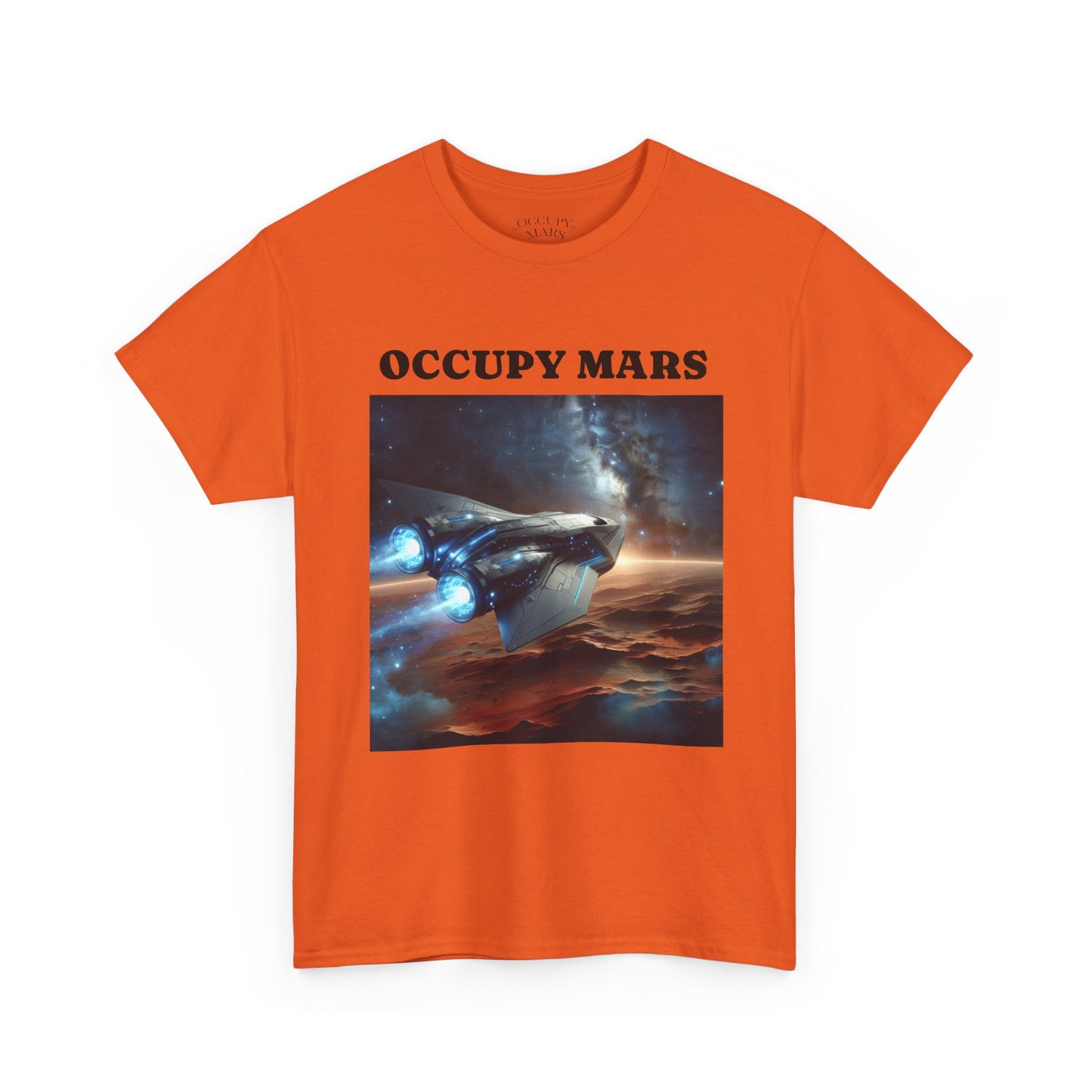 Unisex Heavy Cotton Occupy Mars Apparel Space Adventure Tee - Perfect for Cosmic Dreamers, Casual Everyday Wear, Space Lovers, Gift for Astronomers, [...]