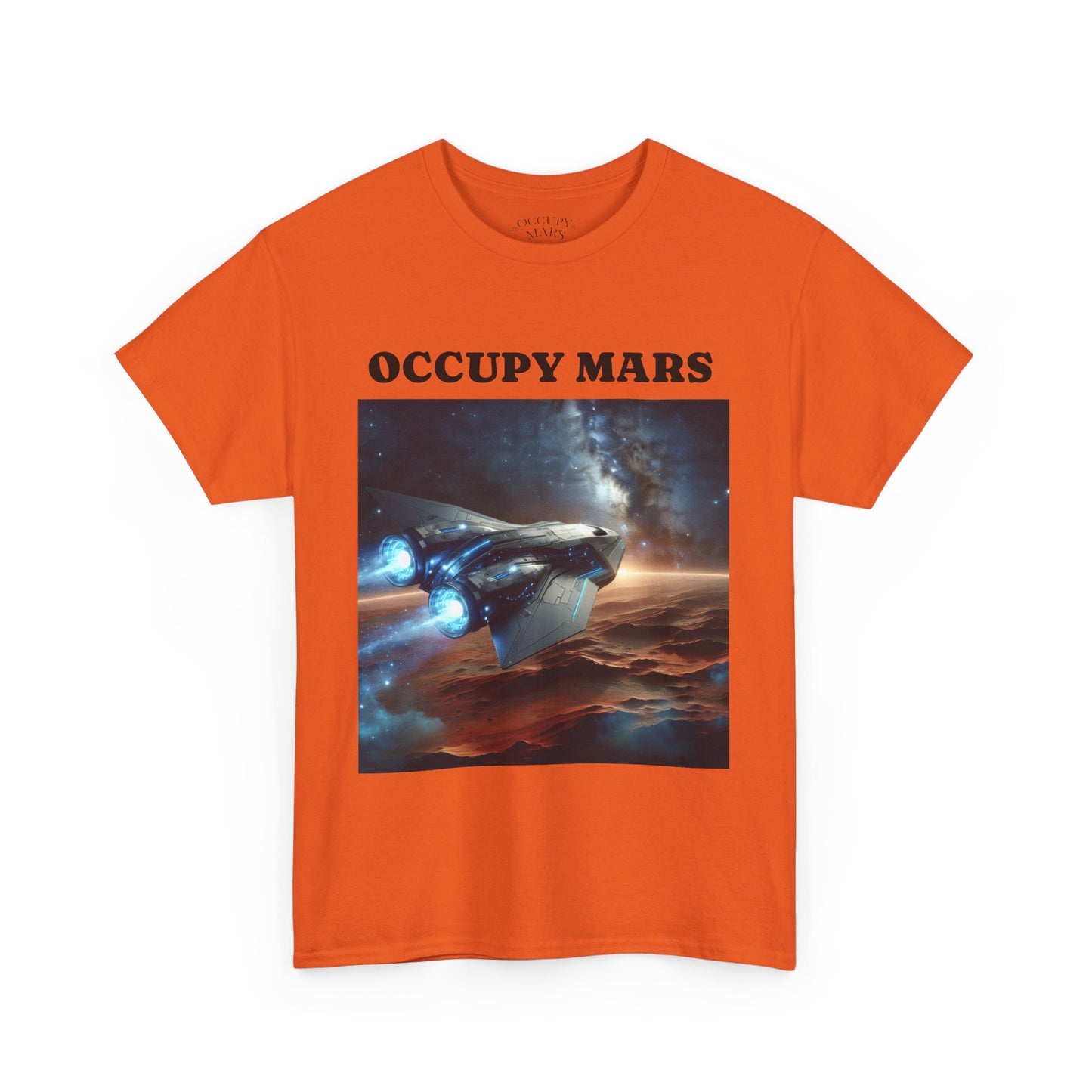 Unisex Heavy Cotton Occupy Mars Apparel Space Adventure Tee - Perfect for Cosmic Dreamers, Casual Everyday Wear, Space Lovers, Gift for Astronomers, [...]