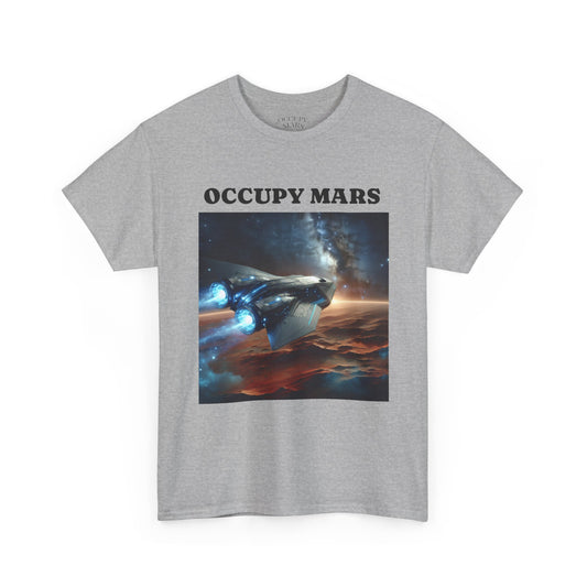 Unisex Heavy Cotton Occupy Mars Apparel Space Adventure Tee - Perfect for Cosmic Dreamers, Casual Everyday Wear, Space Lovers, Gift for Astronomers, [...]