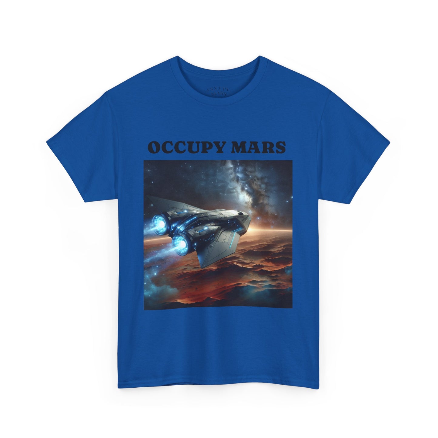 Unisex Heavy Cotton Occupy Mars Apparel Space Adventure Tee - Perfect for Cosmic Dreamers, Casual Everyday Wear, Space Lovers, Gift for Astronomers, [...]