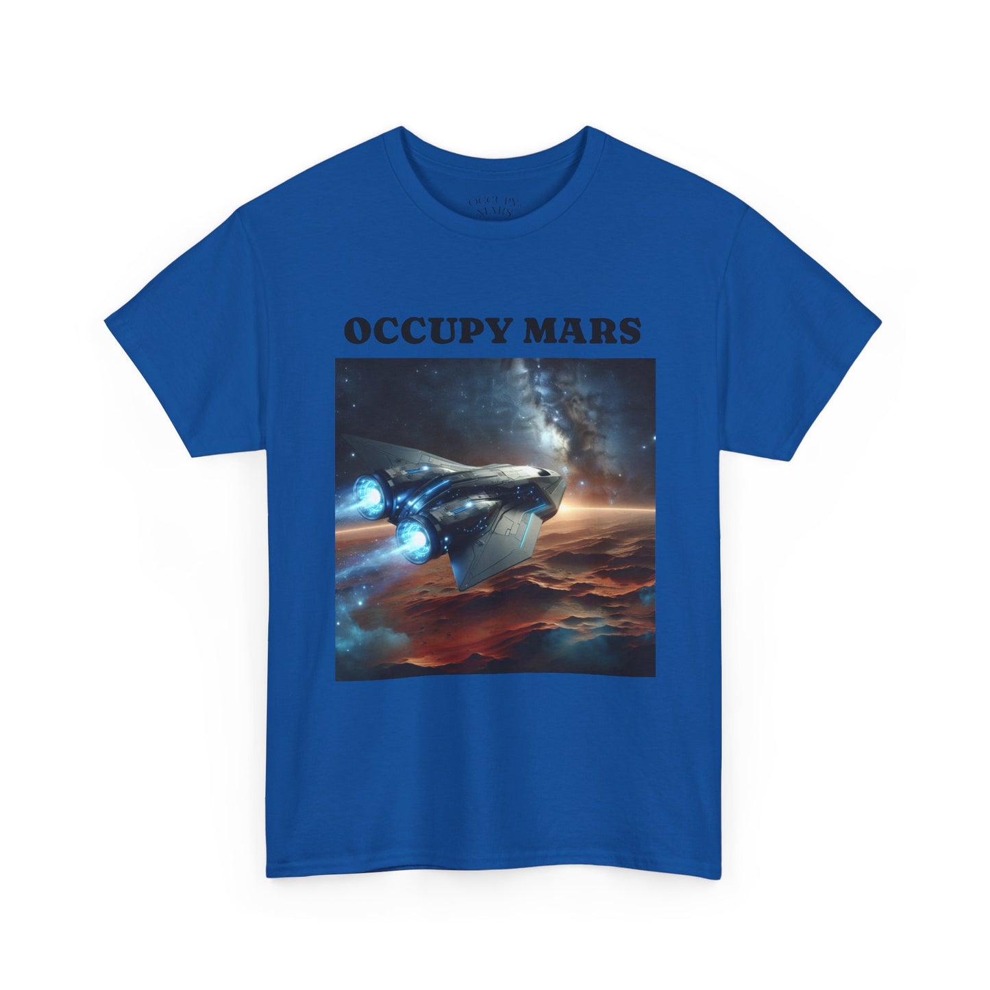 Unisex Heavy Cotton Occupy Mars Apparel Space Adventure Tee - Perfect for Cosmic Dreamers, Casual Everyday Wear, Space Lovers, Gift for Astronomers, [...]
